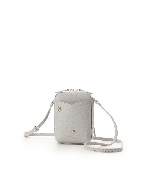 & chouette（アンドシュエット）の「≪推し事バッグ≫クリアポケット付きビジューショルダーバッグ（ショルダーバッグ・レディース・ピンク/ダルブルー系/ラベンダー/ブラック/オフホワイト・FREE）」の3枚目の写真