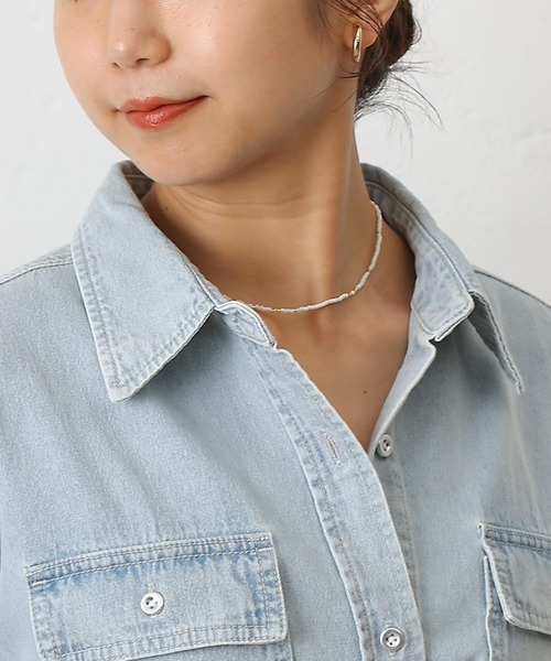 COLONY 2139（コロニートゥーワンスリーナイン）の「カラービーズネックレス（ネックレス・レディース・ブラック/ホワイト/ブラウン・FREE）」の19枚目の写真