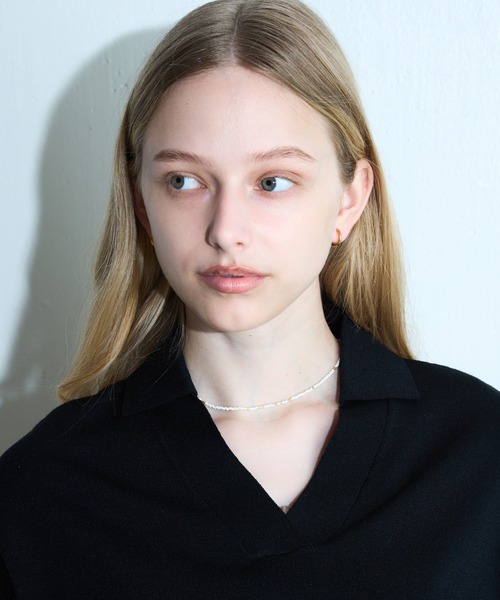 COLONY 2139（コロニートゥーワンスリーナイン）の「カラービーズネックレス（ネックレス・レディース・ブラック/ホワイト/ブラウン・FREE）」の6枚目の写真