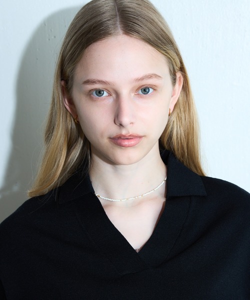 COLONY 2139（コロニートゥーワンスリーナイン）の「カラービーズネックレス（ネックレス・レディース・ブラック/ホワイト/ブラウン・FREE）」の8枚目の写真