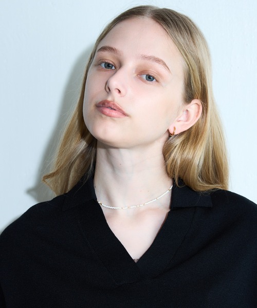 COLONY 2139（コロニートゥーワンスリーナイン）の「カラービーズネックレス（ネックレス・レディース・ブラック/ホワイト/ブラウン・FREE）」の7枚目の写真