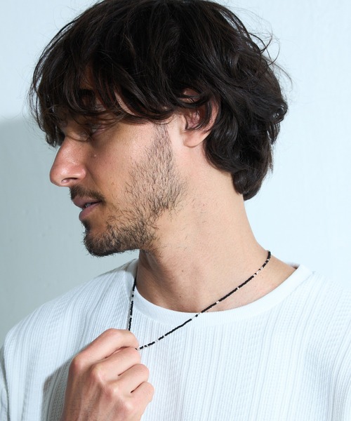 COLONY 2139（コロニートゥーワンスリーナイン）の「カラービーズネックレス（ネックレス・レディース・ブラック/ホワイト/ブラウン・FREE）」の12枚目の写真