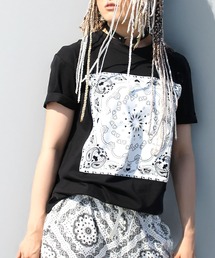 ペイズリーバンダナ柄BIGTEE