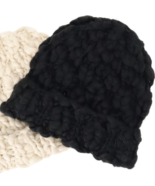 ニューエラニット帽 無地 チャンキーニット ざっくり編み