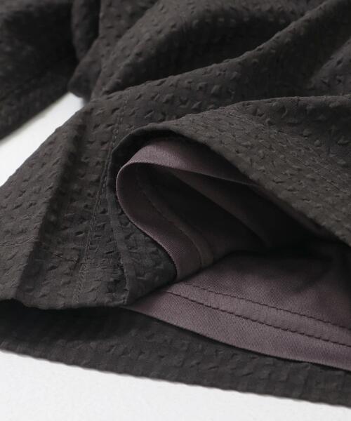 FORK&SPOON(フォークアンドスプーン)の「FORK&SPOON アニヴェンサッカーパンツ(その他パンツ・レディース・ダークブラウン/ブラック・1/2)」の20枚目の写真