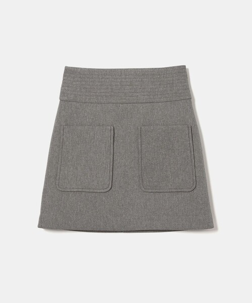 EMMEL REFINES＞EM ボンディング ミニスカート（スカート）｜EMMEL