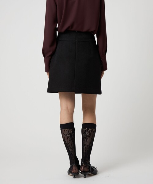 searoomlynn ボンディングミニスカート　新品 セール】＜EMMEL REFINES＞EM ボンディング ミニスカート（スカート