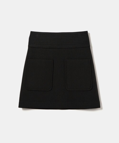 EMMEL REFINES＞EM ボンディング ミニスカート（スカート）｜EMMEL