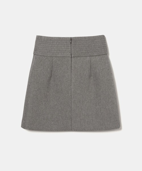 EMMEL REFINES＞EM ボンディング ミニスカート（スカート）｜EMMEL