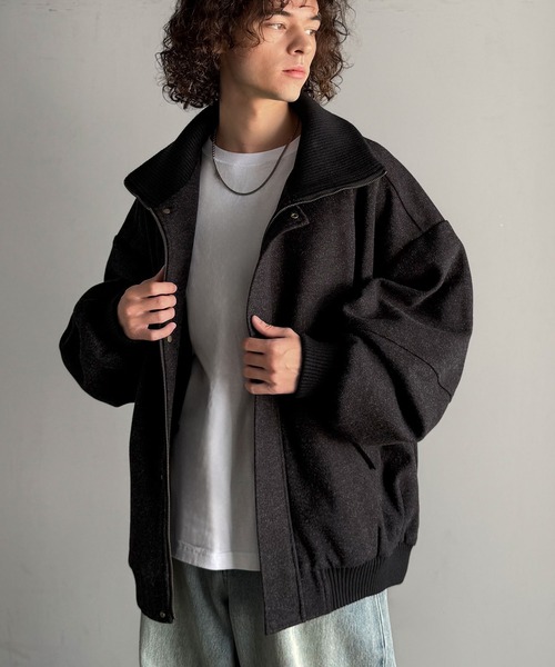 セール】《JaVaジャバコラボ》ビンテージ感のあるリブがアクセント