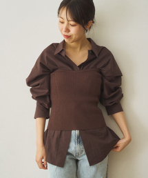 plage プラージュ 新品 ブラウン クロップドシャツ Plage｜プラージュのトップス（ブラウン/茶色系）通販 - ZOZOTOWN