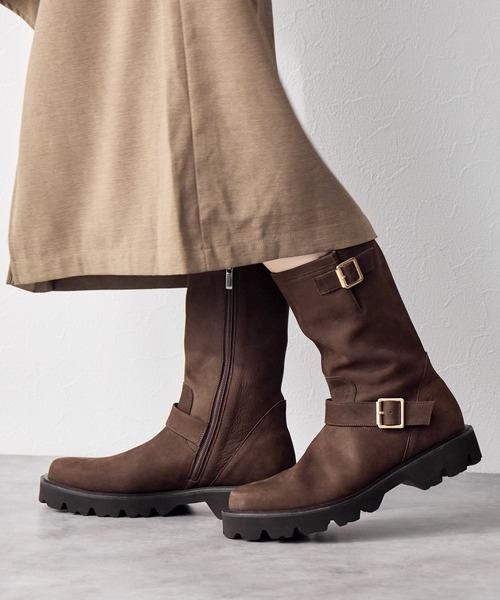 HIMIKO（ヒミコ）の「【HIMIKO】【撥水】エンジニアブーツ/651405（ブーツ・レディース・ダークブラウン/ブラック/グレー・21.5cm/22.0cm/22.5cm/23.5cm/24.5cm/26.0cm/23.0cm/24.0cm/25.0cm/25.5cm/26.5cm）」の7枚目の写真