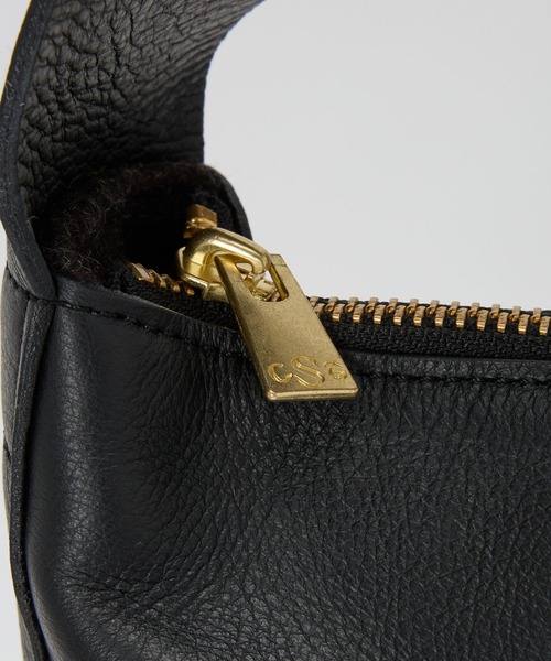 Curensology（カレンソロジー）の「Curensology(カレンソロジー)/＜ＣＳＧ＞ソフトレザーワンショルダービッグバッグ（ハンドバッグ・レディース・ブラック・FREE）」の7枚目の写真