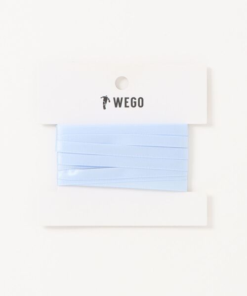 WEGO(ウィゴー)の「WEGO/サテンリボン【200㎝】(シューズアクセサリー・レディース・サックスブルー・FREE)」の1枚目の写真