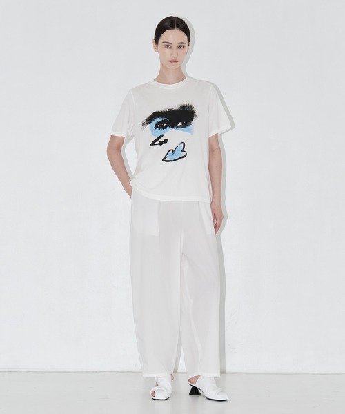 AKIRANAKA(アキラナカ)の「【AKIRANAKA/アキラナカ】EX.Graphic Art Tee B別注グラフィックアートTシャツ(Tシャツ/カットソー・レディース・ホワイト・FREE)」の5枚目の写真