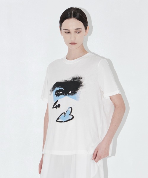 AKIRANAKA(アキラナカ)の「【AKIRANAKA/アキラナカ】EX.Graphic Art Tee B別注グラフィックアートTシャツ(Tシャツ/カットソー・レディース・ホワイト・FREE)」の6枚目の写真