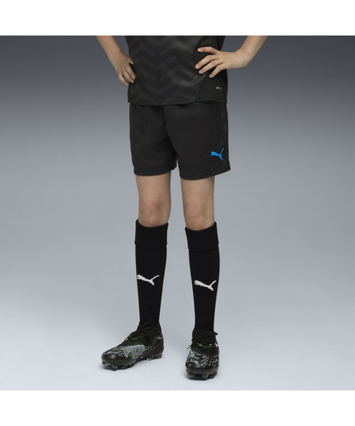 PUMA(プーマ)の「PUMA プーマ キッズ サッカー INDIVIDUALCUP トレーニング ショーツ 120-160cm(その他パンツ・キッズ・ブラック×ブルー/ブラック系その他2・120/140/160/150/130)」の3枚目の写真