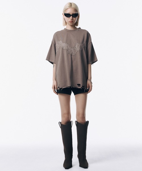 JOSE MOON DAMAGE TSHIRT ダメージTシャツ DAMAGE TSHIRT/ダメージTシャツ（Tシャツ/カットソー）｜JOSE