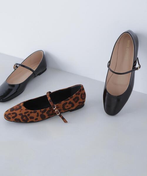 NATURAL BEAUTY BASIC（ナチュラルビューティーベーシック）の「◇【sweet掲載】ベアソールフラットバレエシューズ（パンプス・レディース・ブラック/ブラウン系その他/ワイン・SMALL/MEDIUM/LARGE）」の14枚目の写真