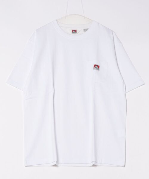 JUNRED(ジュンレッド)の「【BENDAVIS別注】1ポイントTシャツ(Tシャツ/カットソー・メンズ・チャコールグレー/ブラック/ホワイト/グリーン/ネイビー・L/LL/M)」の2枚目の写真