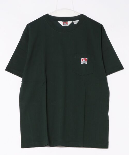 JUNRED(ジュンレッド)の「【BENDAVIS別注】1ポイントTシャツ(Tシャツ/カットソー・メンズ・チャコールグレー/ブラック/ホワイト/グリーン/ネイビー・L/LL/M)」の13枚目の写真