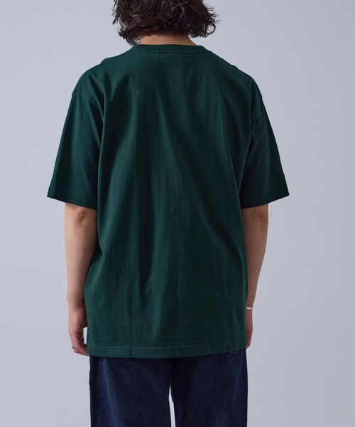 JUNRED(ジュンレッド)の「【BENDAVIS別注】1ポイントTシャツ(Tシャツ/カットソー・メンズ・チャコールグレー/ブラック/ホワイト/グリーン/ネイビー・L/LL/M)」の9枚目の写真