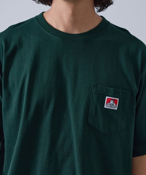 JUNRED(ジュンレッド)の「【BENDAVIS別注】1ポイントTシャツ(Tシャツ/カットソー・メンズ・チャコールグレー/ブラック/ホワイト/グリーン/ネイビー・L/LL/M)」の10枚目の写真
