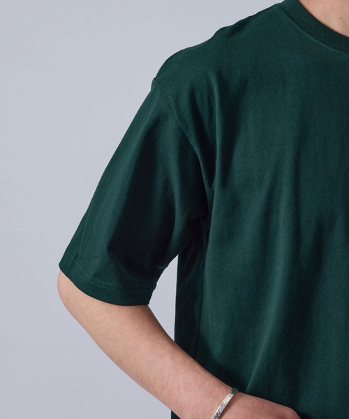 JUNRED(ジュンレッド)の「【BENDAVIS別注】1ポイントTシャツ(Tシャツ/カットソー・メンズ・チャコールグレー/ブラック/ホワイト/グリーン/ネイビー・L/LL/M)」の12枚目の写真