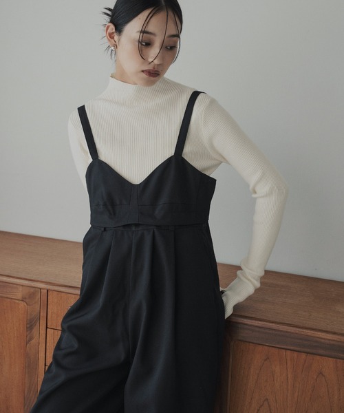 hellam(へラム)の「2wayビスチェキャミサロペット(サロペット/オーバーオール・レディース・チャコール/ブラウン/ブラック・FREE)」の17枚目の写真