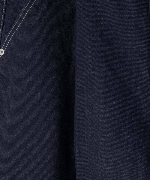 LOWRYS FARM（ローリーズファーム）の「【LFM(U)】デニムタックワイドパンツ　 571356（デニムパンツ・メンズ・ブルー/ブラック・MEDIUM/LARGE）」の10枚目の写真