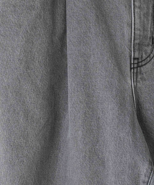 LOWRYS FARM（ローリーズファーム）の「【LFM(U)】デニムタックワイドパンツ　 571356（デニムパンツ・メンズ・ブルー/ブラック・MEDIUM/LARGE）」の12枚目の写真