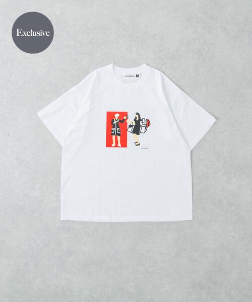 cotton pan(コットンパン)の「『別注』COTTON PAN×URBAN RESEARCH I Love My Job(Tシャツ/カットソー・メンズ・ホワイト・SMALL/MEDIUM/LARGE)」の1枚目の写真
