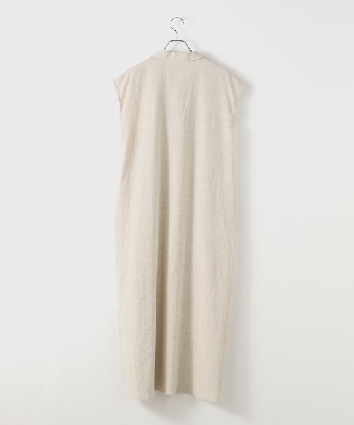 セール】COTTON LINEN SKIPPER ワンピース（ワンピース）｜Plage