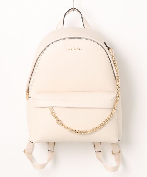MICHAEL KORS(マイケルコース)の「SLATER MD CHAIN BKPK バックパック(バックパック/リュック・レディース・ベージュ系・FREE)」の1枚目の写真