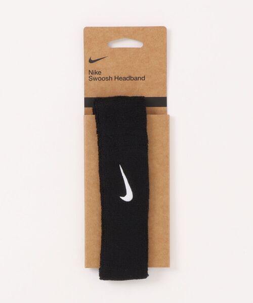 NIKE（ナイキ）の「《NIKEアパレル》ｽｳｯｼｭ ｸﾗｼｯｸ ﾍｯﾄﾞﾊﾞﾝﾄﾞ（ヘアバンド・メンズ・グレー/ホワイト×ブラック/ブラック×ホワイト/ホワイト系その他/ブルー系その他/ベージュ系その他・フリー）」の4枚目の写真
