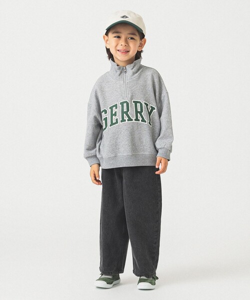 B:MING by BEAMS(ビーミングバイビームス)の「【別注】GERRY / ハーフジップ スウェット プルオーバー 2025FW(110~150cm)(スウェット・キッズ・グレー系その他/アイボリー・110/120/130/140/150)」の8枚目の写真