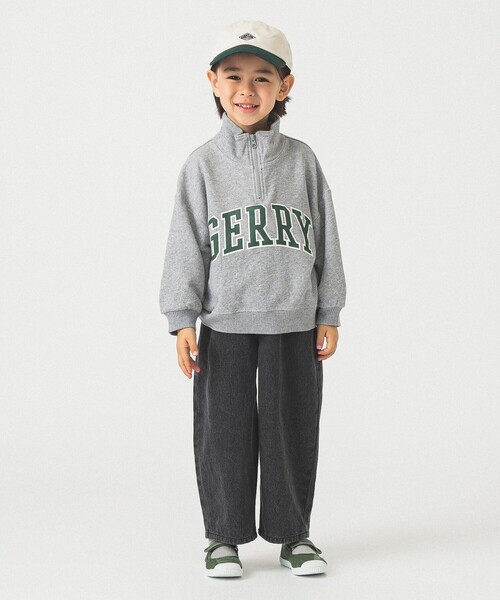 B:MING by BEAMS(ビーミングバイビームス)の「【別注】GERRY / ハーフジップ スウェット プルオーバー 2025FW(110~150cm)(スウェット・キッズ・グレー系その他/アイボリー・110/120/130/140/150)」の6枚目の写真