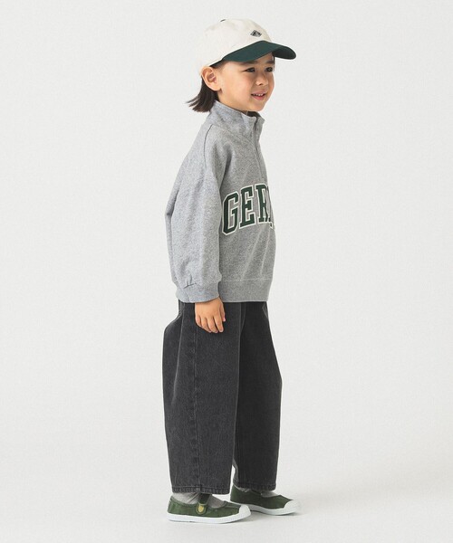 B:MING by BEAMS(ビーミングバイビームス)の「【別注】GERRY / ハーフジップ スウェット プルオーバー 2025FW(110~150cm)(スウェット・キッズ・グレー系その他/アイボリー・110/120/130/140/150)」の14枚目の写真