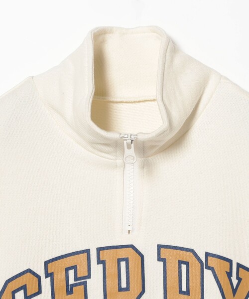 B:MING by BEAMS(ビーミングバイビームス)の「【別注】GERRY / ハーフジップ スウェット プルオーバー 2025FW(110~150cm)(スウェット・キッズ・グレー系その他/アイボリー・110/120/130/140/150)」の18枚目の写真