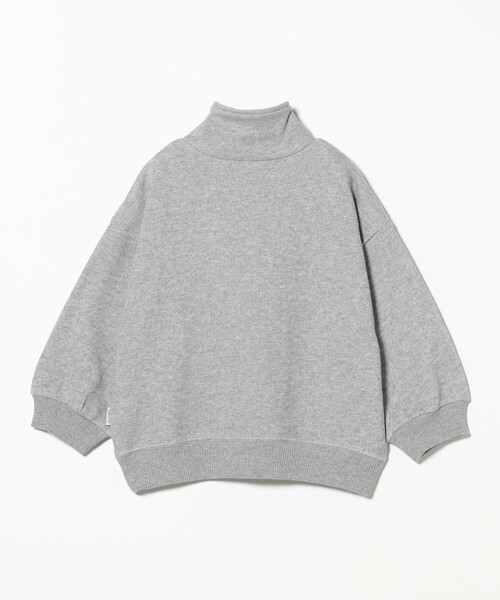 B:MING by BEAMS(ビーミングバイビームス)の「【別注】GERRY / ハーフジップ スウェット プルオーバー 2025FW(110~150cm)(スウェット・キッズ・グレー系その他/アイボリー・110/120/130/140/150)」の7枚目の写真