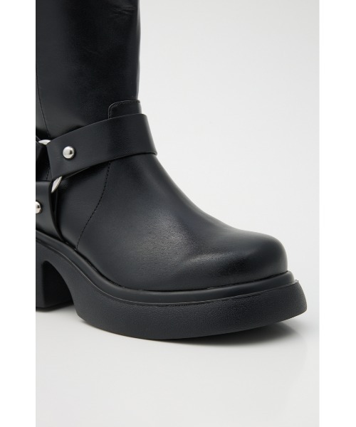 rienda（リエンダ）の「ロングエンジニアブーツ  靴（ブーツ・レディース・ブラウン/ブラック・SMALL/MEDIUM/LARGE）」の10枚目の写真