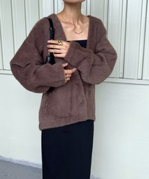 Doux archives | 【昨年即完売アイテム】ダブルフェイスシャギーカーデ(カーディガン/ボレロ)