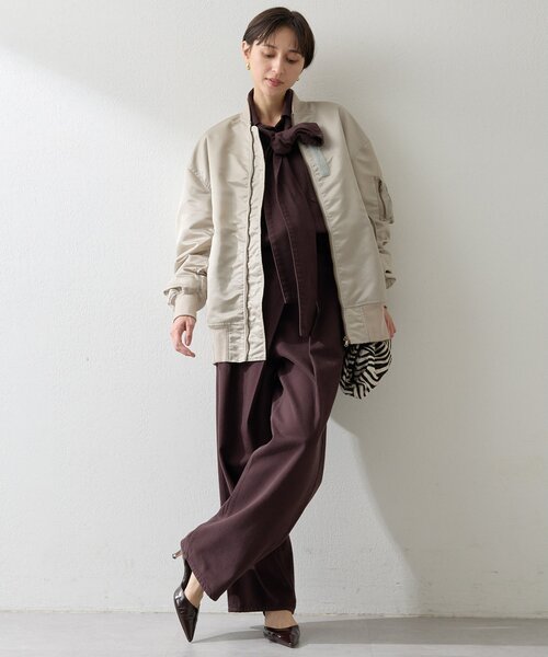 Whim Gazette（ウィムガゼット）の「ラップデニムパンツ（デニムパンツ・レディース・ブラウン/ピンク/ブルー・38/36）」の15枚目の写真