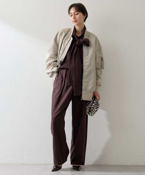 Whim Gazette（ウィムガゼット）の「ラップデニムパンツ（デニムパンツ・レディース・ブラウン/ピンク/ブルー・38/36）」の16枚目の写真