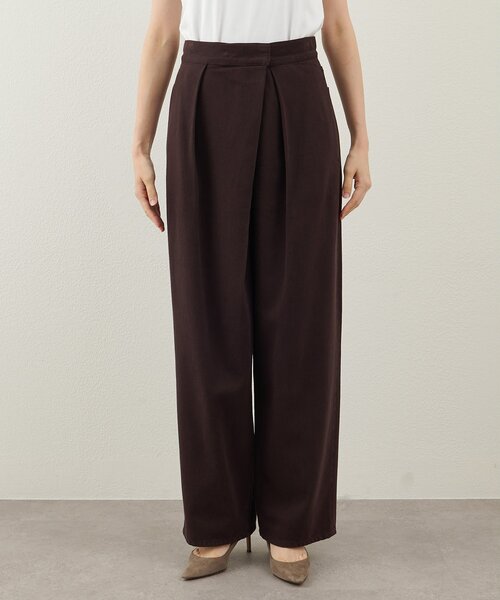 Whim Gazette（ウィムガゼット）の「ラップデニムパンツ（デニムパンツ・レディース・ブラウン/ピンク/ブルー・38/36）」の17枚目の写真