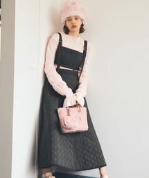 キルティング2WAYジャンパースカート