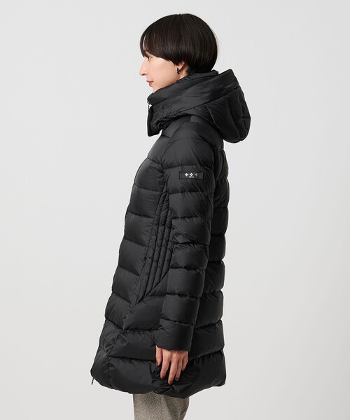 2201へ 美品 タトラス ポリテアマ ダウンコート ブラック ロング A