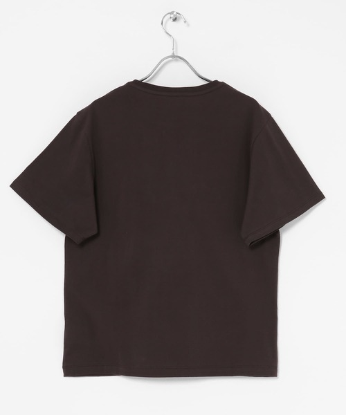 EKAL（エカル）の「『別注』La Hutte×EKAL　ロゴデザインTシャツ（Tシャツ/カットソー・レディース・ホワイト/ブラウン・ONE）」の19枚目の写真