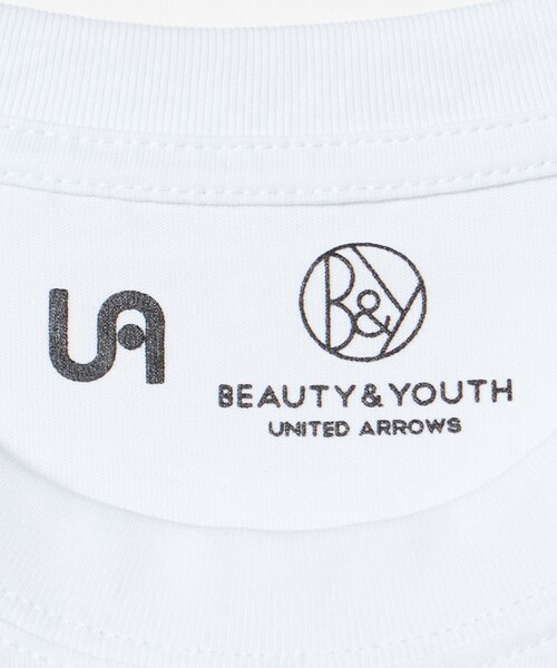 ■BEAUTY&YOUTH別注アイテム■
リボンベルベットシュシュ/ネイビー 別注】＜UA×BEAUTY＆YOUTH＞HORIZON Tシャツ（Tシャツ