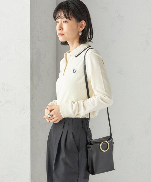 FRED PERRY（フレッドペリー）の「FRED PERRY:G3636 FRED PERRY SHIRT（ポロシャツ・レディース・ネイビー/ナチュラル・ONE SIZE）」の16枚目の写真